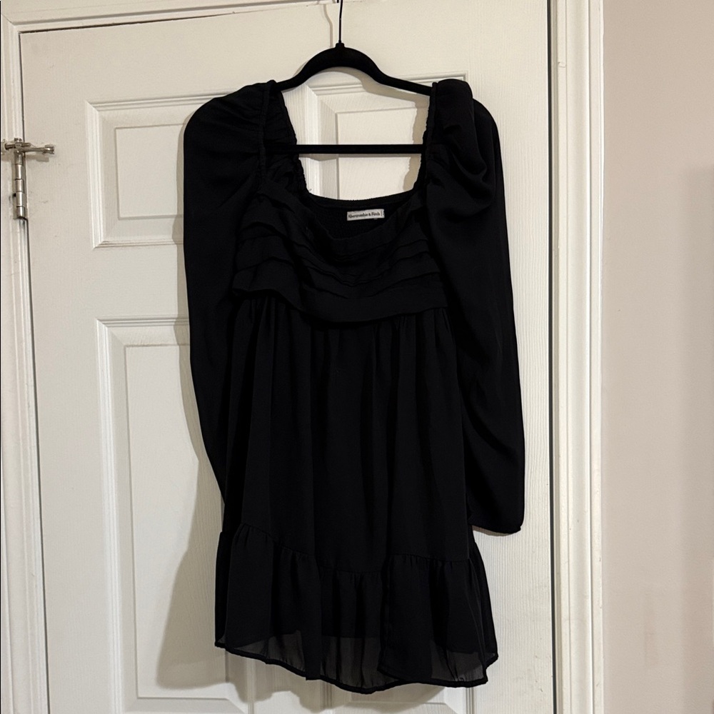 Abercrombie & Fitch Black Long Sleeve Dress
